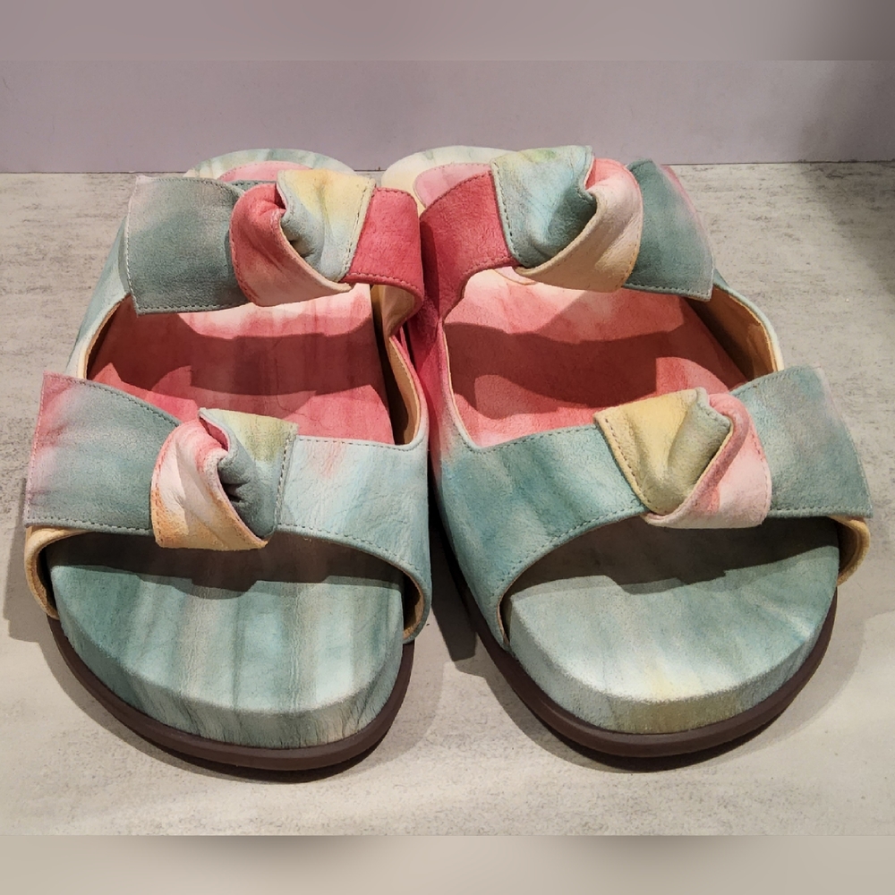 Sold— Alexandre Birman Rainbow Slides NWOT